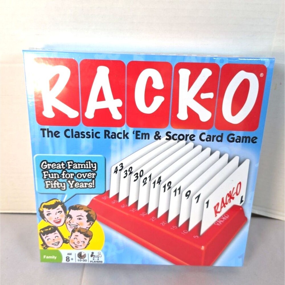 New Sealed Rack-O Card Game  Family Game Board Game